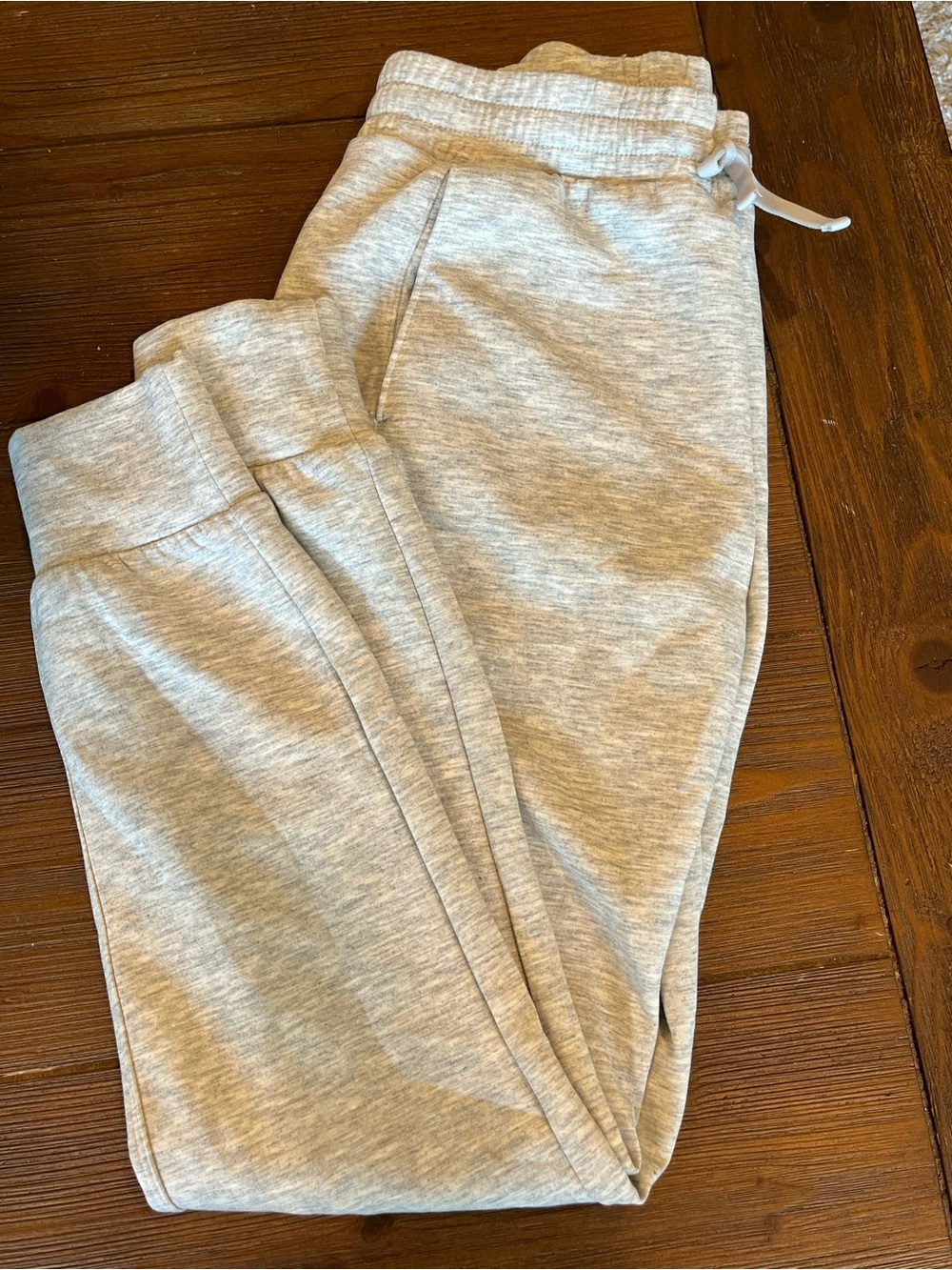 NWOT abercrombie kids (girls) Light Heather Gray Jogger Sweatpants